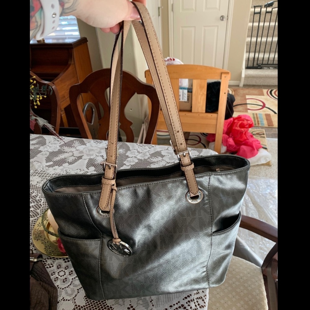Michael Kors Special Edition Gunmetal Handbag